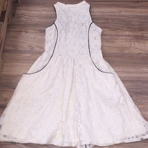 Cream Lace Dress